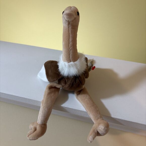 TY Beanie Baby – STRETCH the Ostrich - Picture 1 of 7